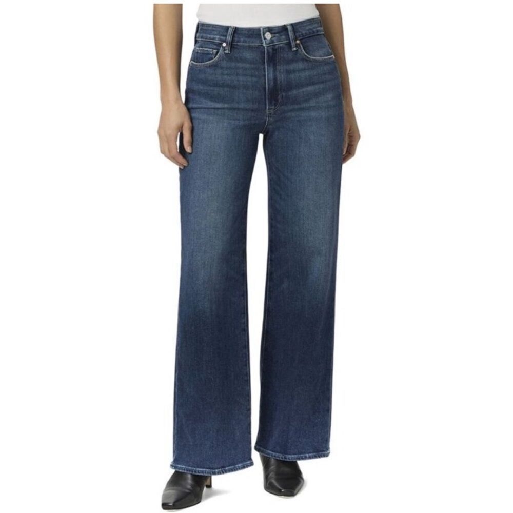 Paige Anessa 31" Wide Leg Jeans in Allusion Wash Size 32